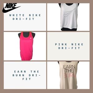 💪🏾BUNDLE💪🏾 (3) Nike Dri-fit work out tanks